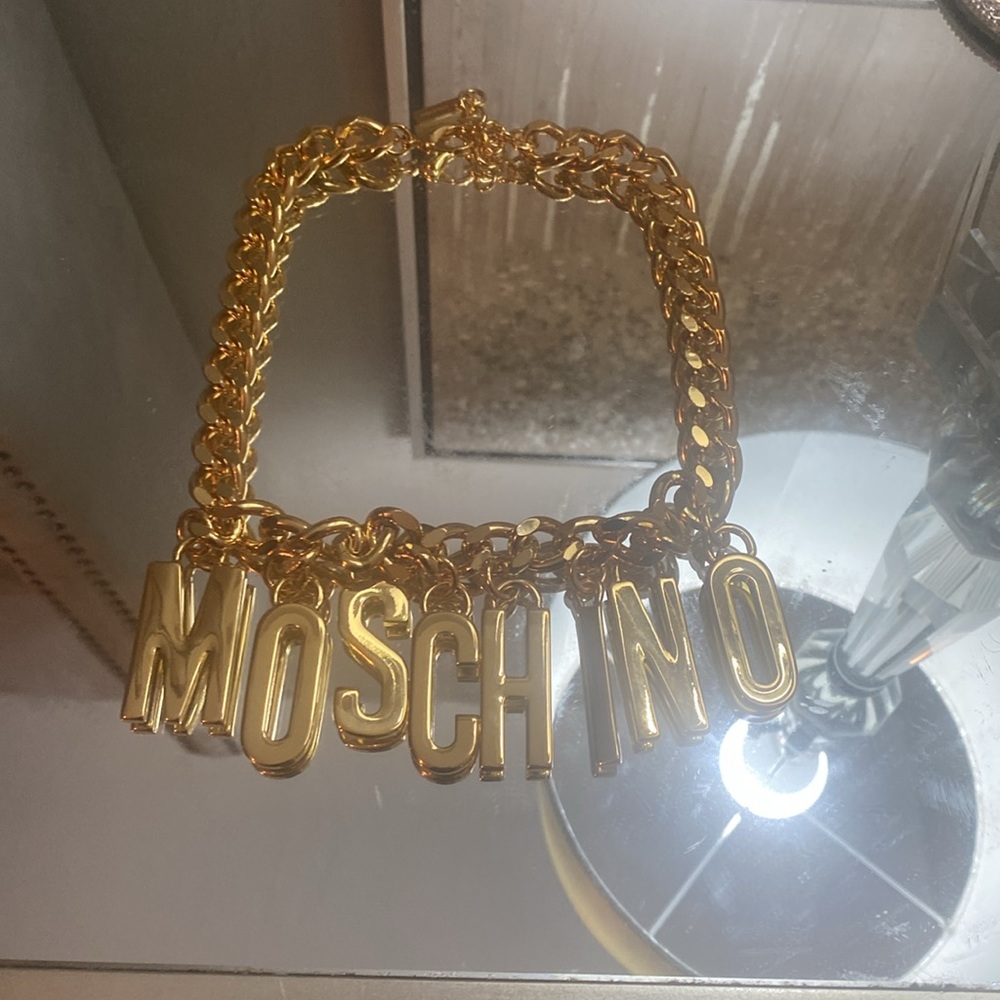 Moschino logo lettering choker WMNS - Picture 2 of 3
